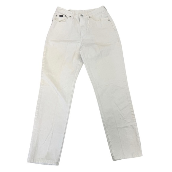 Riders by Lee White Straight Leg Pants - Women’s 10 - Picture 1 of 8